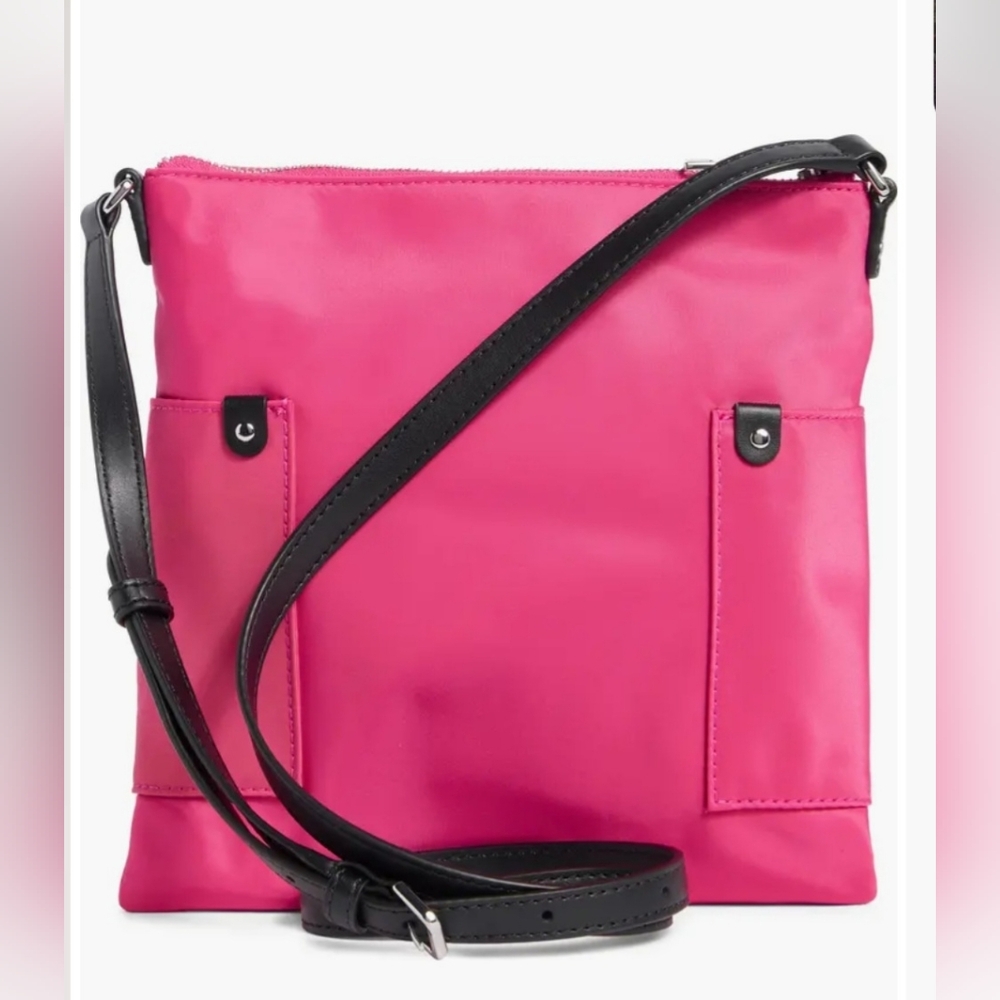 Marc Jacobs Preppy Nylon Hot Pink Swing Pack Crossbody Bag, NWT - Picture 3 of 6